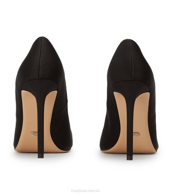 Bling Heels| de Tony Bianco Frauen Alison Heels schwarzer Satin 4624298
